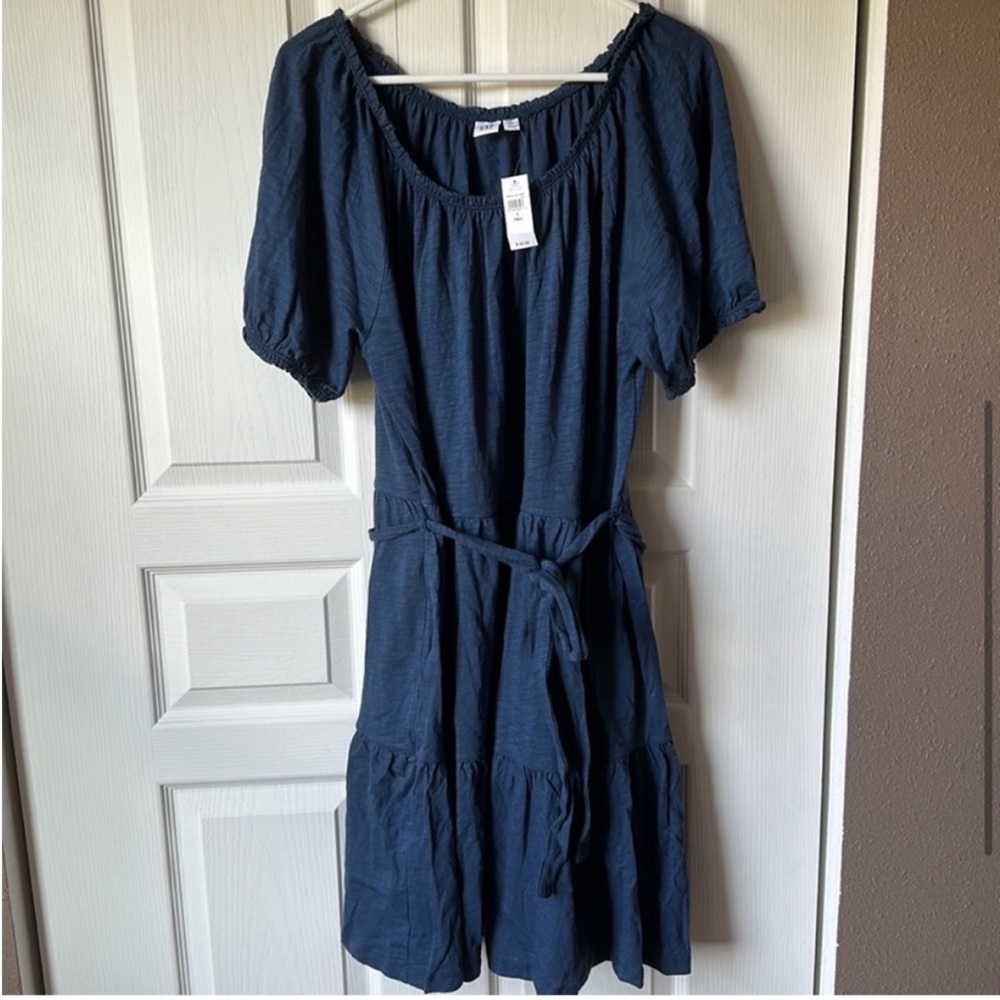 NWT GAP Factory Forever Soft Tiered Mini Dress - Picture 4 of 6